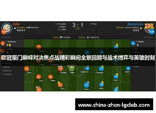 欧冠豪门巅峰对决焦点战精彩瞬间全景回顾与战术博弈与英雄时刻